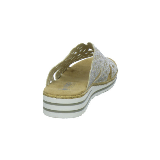 Rieker Pantoletten Damen Beige