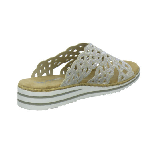 Rieker Pantoletten Damen Beige