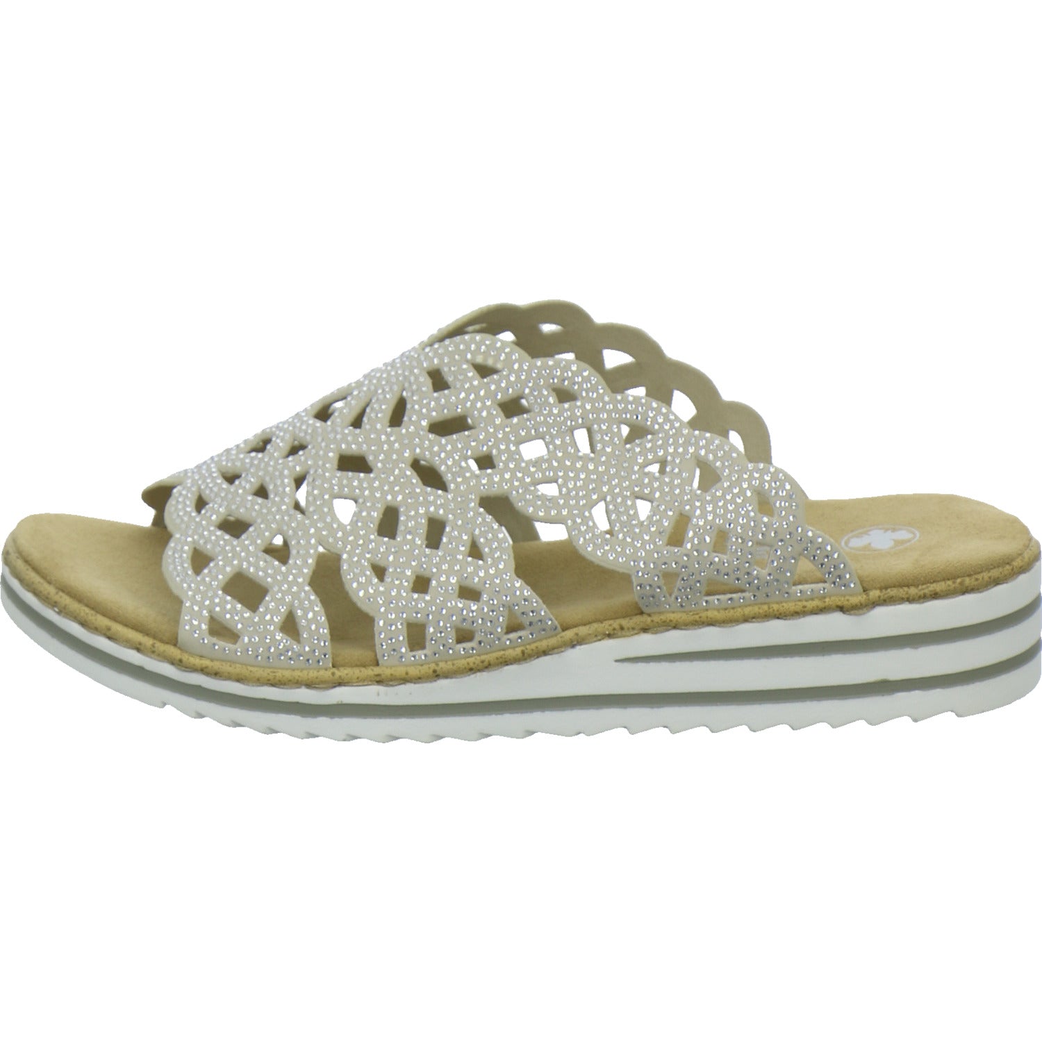Rieker Pantoletten Damen Beige