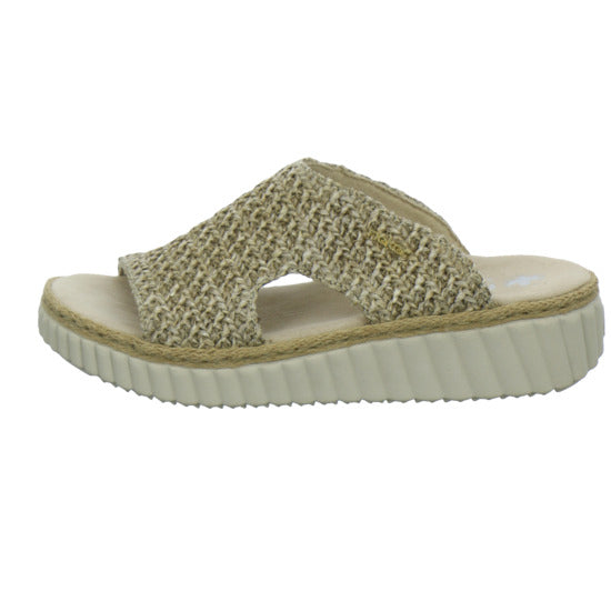 Rieker Pantoletten Damen Beige