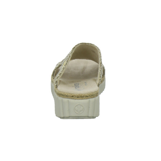 Rieker Pantoletten Damen Beige