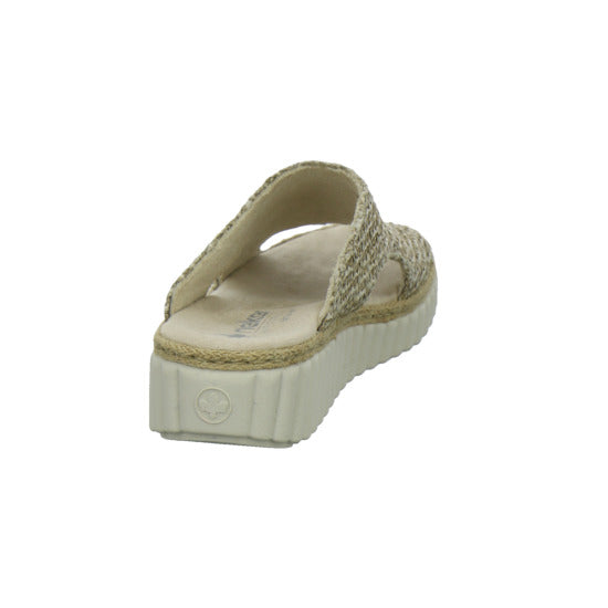 Rieker Pantoletten Damen Beige