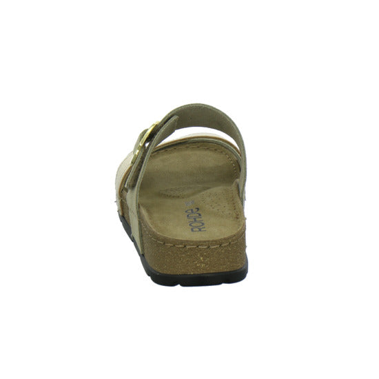 Rohde Pantoletten Beige-kombi - 360° Ansicht