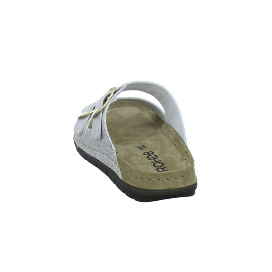 Rohde Pantoletten Damen Beige-kombi