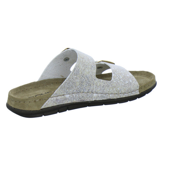 Rohde Pantoletten Damen Beige-kombi