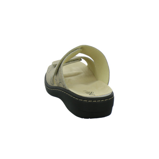 Longo Pantoletten Damen Beq-Pantl-Wörishf-30 Beige-kombi