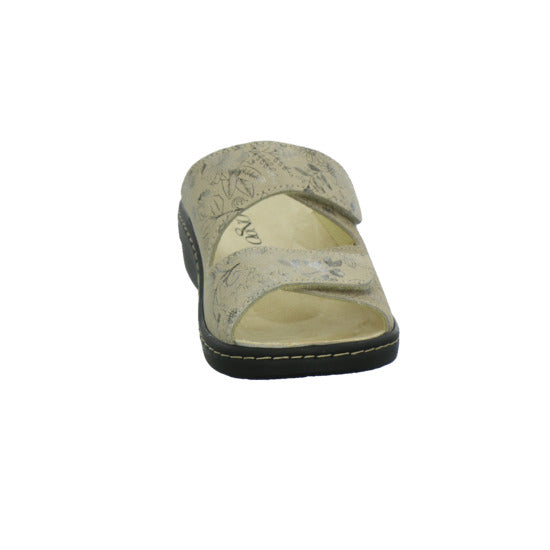 Longo Pantoletten Damen Beq-Pantl-Wörishf-30 Beige-kombi