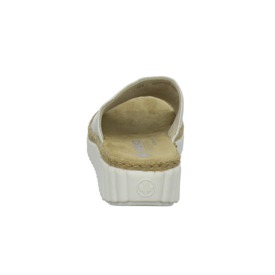 Rieker Pantoletten Gold - 360° Ansicht