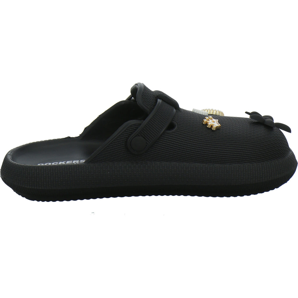 Dockers Pantoletten Schwarz