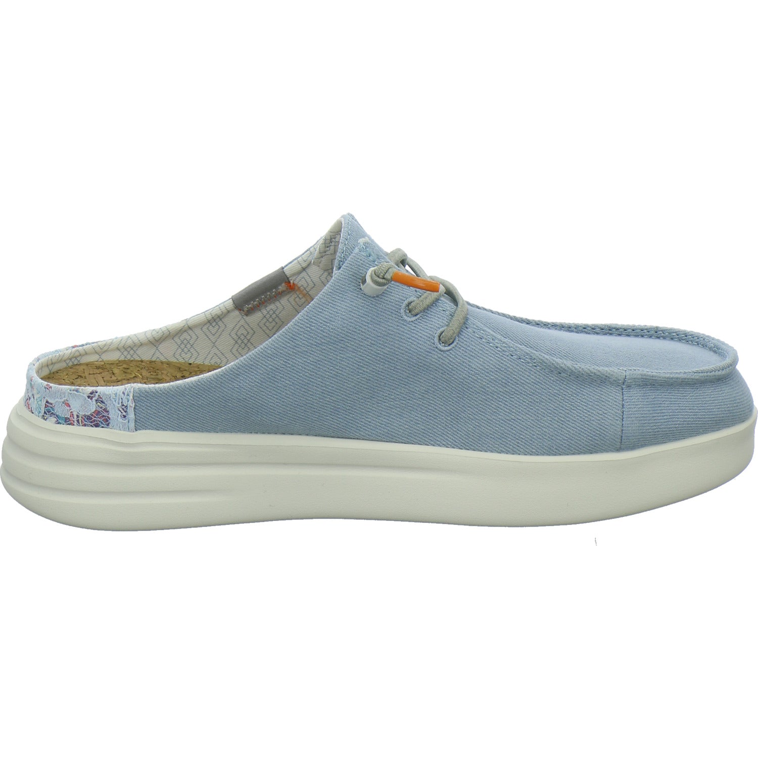 Fusion Pantoletten Hellblau