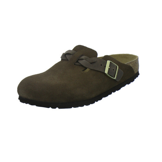 Birkenstock Pantoletten Damen Boston Dunkelbraun