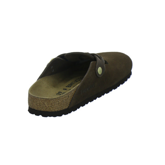 Birkenstock Pantoletten Damen Boston Dunkelbraun