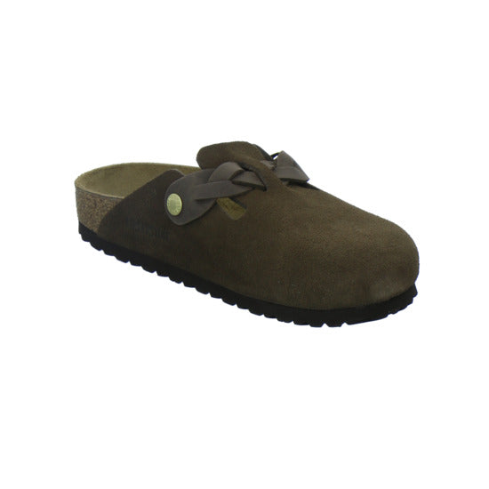 Birkenstock Pantoletten Damen Boston Dunkelbraun