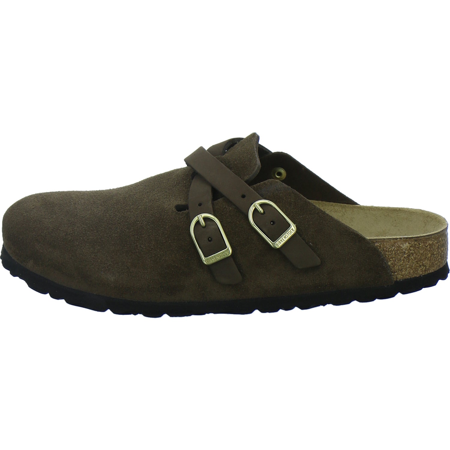Birkenstock Pantoletten Damen Blair Velour Dunkelbraun