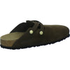 Birkenstock Pantoletten Damen Blair Velour Dunkelbraun