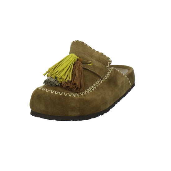 Miss Olivia Pantoletten Damen Mittelbraun