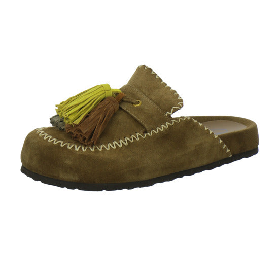 Miss Olivia Pantoletten Damen Mittelbraun