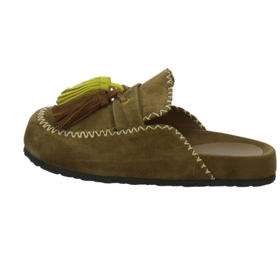 Miss Olivia Pantoletten Damen Mittelbraun