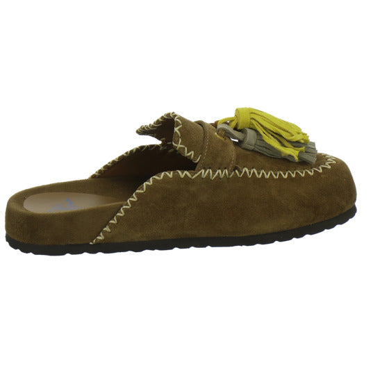 Miss Olivia Pantoletten Damen Mittelbraun