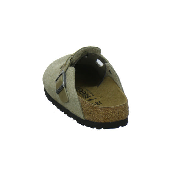 Birkenstock Boston Braided Pantoletten taupe - 360° Ansicht