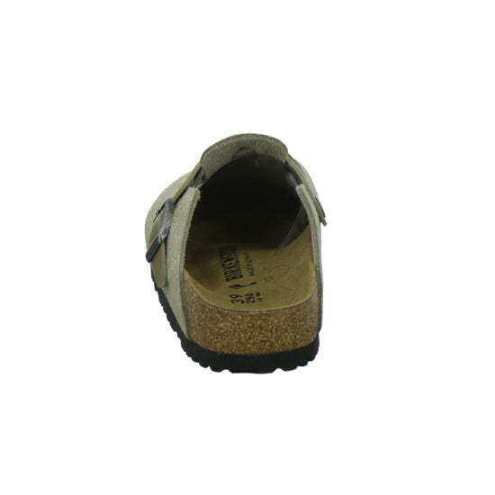 Birkenstock Boston Braided Pantoletten taupe - 360° Ansicht