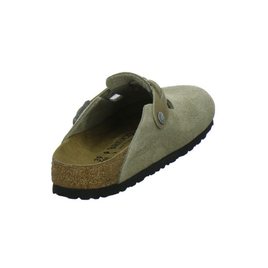 Birkenstock Boston Braided Pantoletten taupe - 360° Ansicht