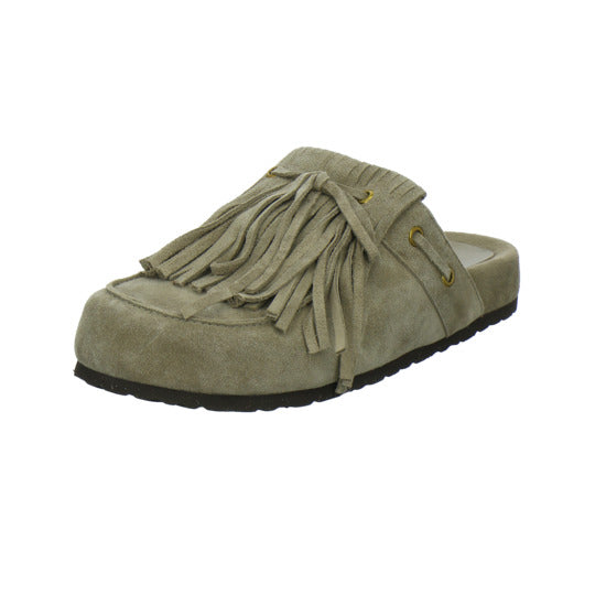 Miss Olivia Pantoletten Damen taupe