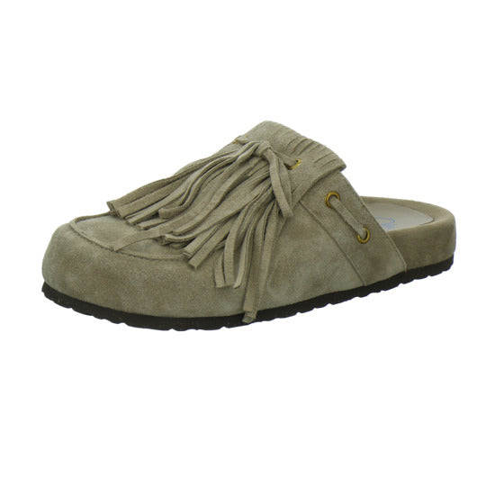 Miss Olivia Pantoletten Damen taupe