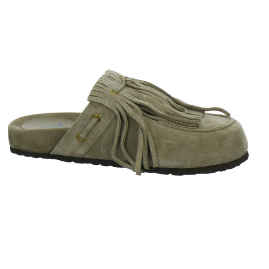 Miss Olivia Pantoletten Damen taupe