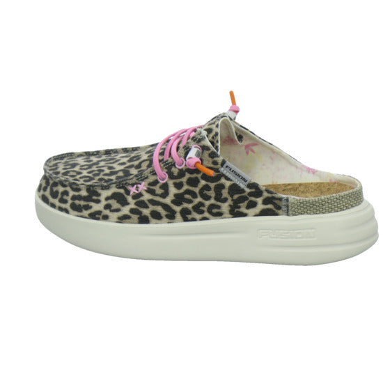 Fusion Pantoletten Damen animal