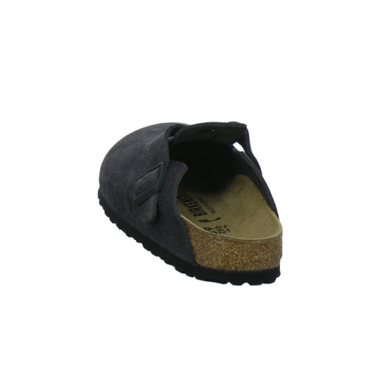 Birkenstock Boston Pantoletten Anthrazit - 360° Ansicht