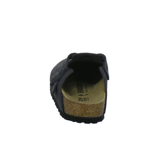 Birkenstock Boston Pantoletten Anthrazit - 360° Ansicht