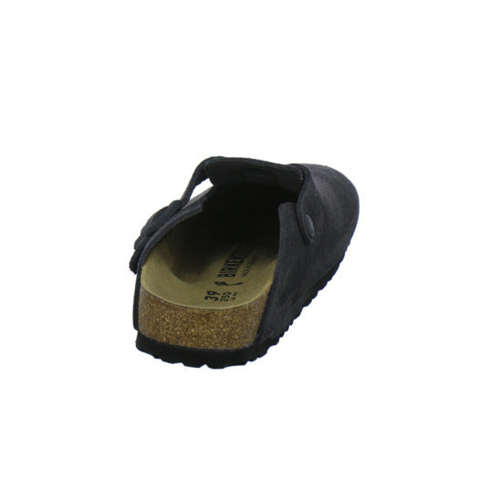 Birkenstock Boston Pantoletten Anthrazit - 360° Ansicht