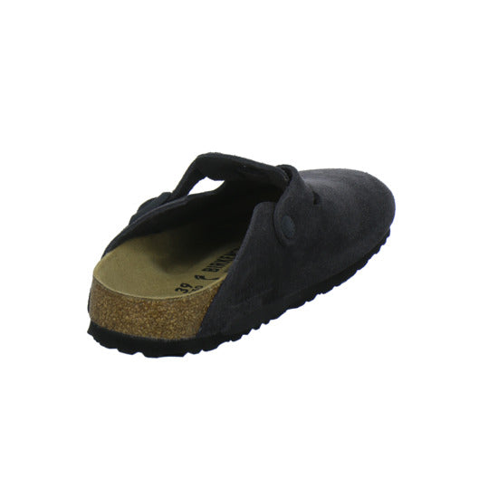 Birkenstock Boston Pantoletten Anthrazit - 360° Ansicht