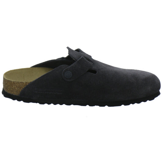 Birkenstock Boston Pantoletten Anthrazit - 360° Ansicht