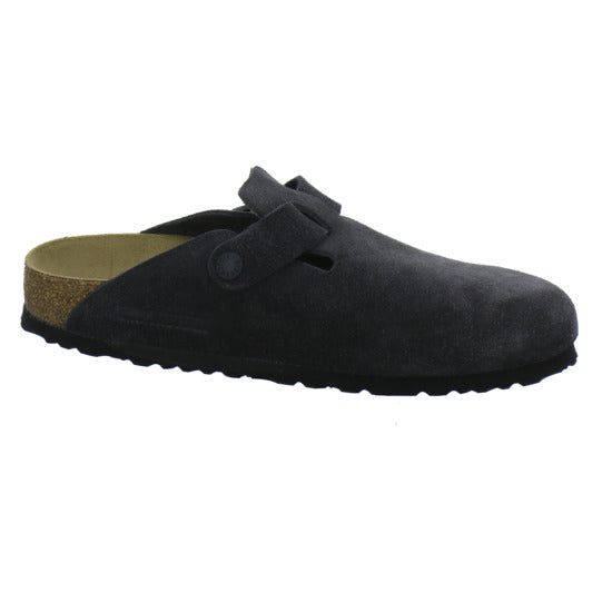Birkenstock Boston Pantoletten Anthrazit - 360° Ansicht