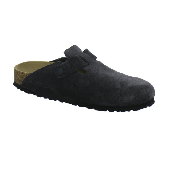 Birkenstock Boston Pantoletten Anthrazit - 360° Ansicht