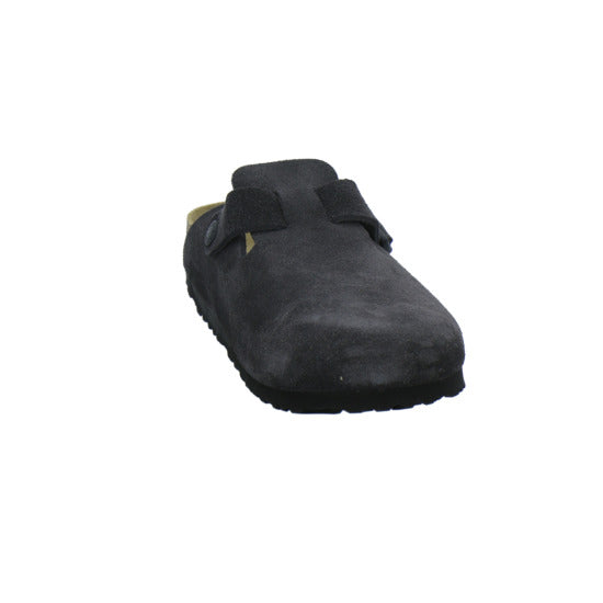 Birkenstock Boston Pantoletten Anthrazit - 360° Ansicht