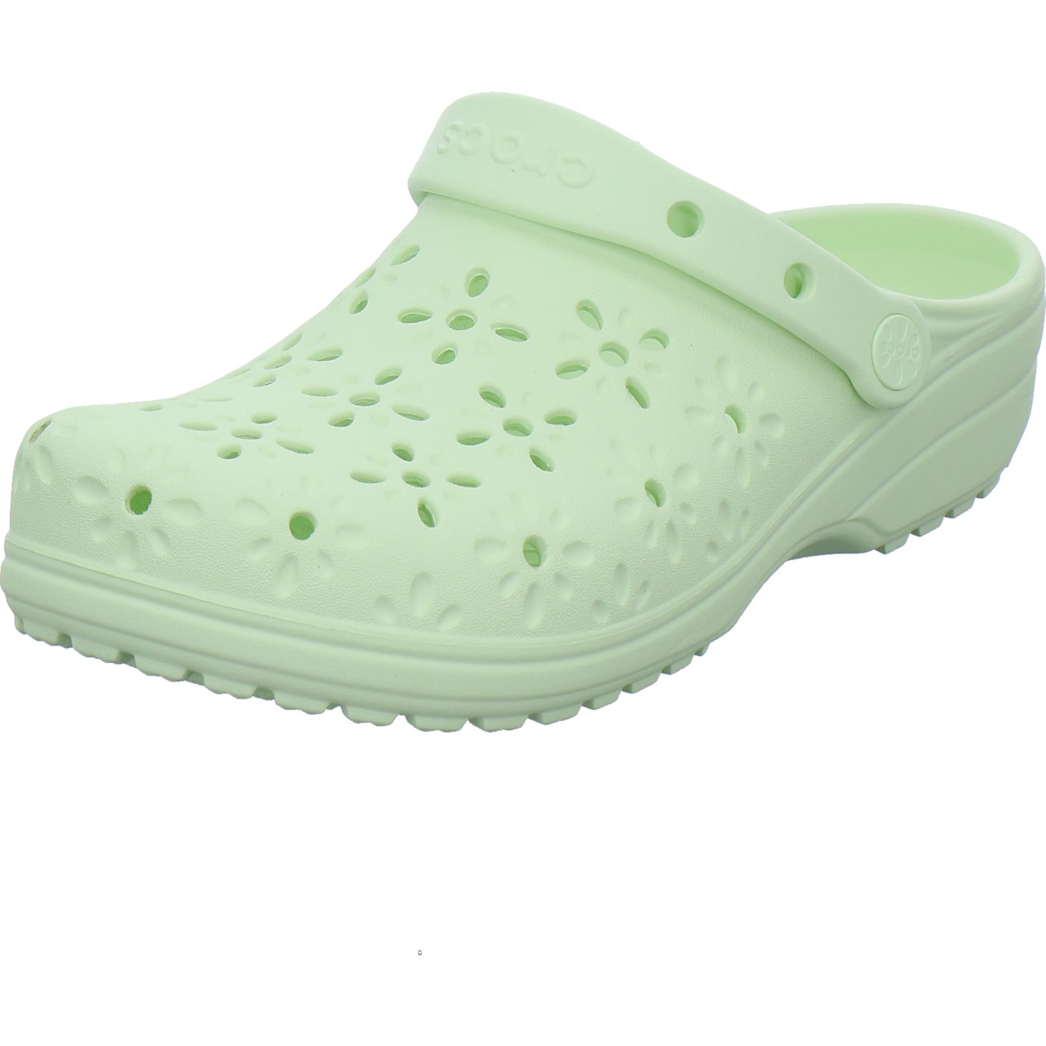 Crocs Classic Clog Pantoletten Hellgrün
