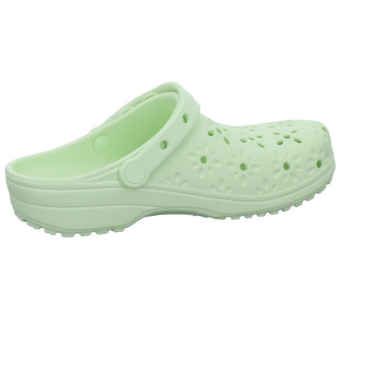 Crocs Classic Clog Pantoletten Hellgrün