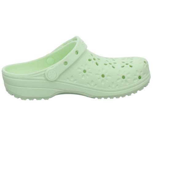 Crocs Classic Clog Pantoletten Hellgrün