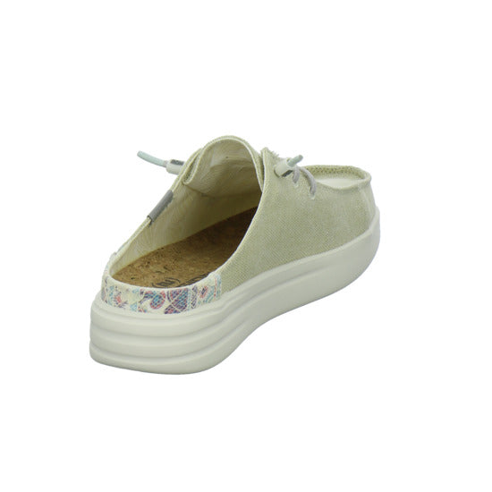 Fusion Pantoletten Beige