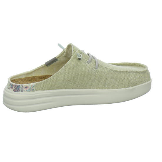 Fusion Pantoletten Beige