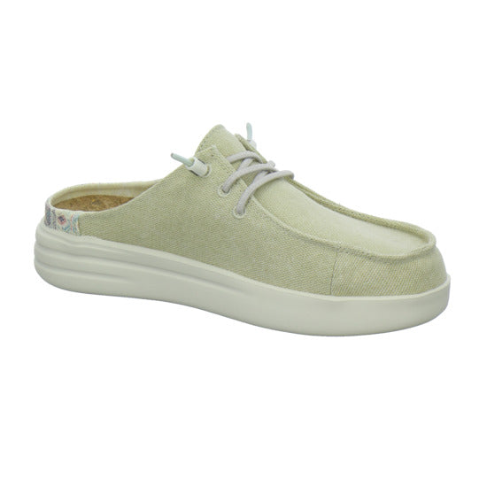 Fusion Pantoletten Beige