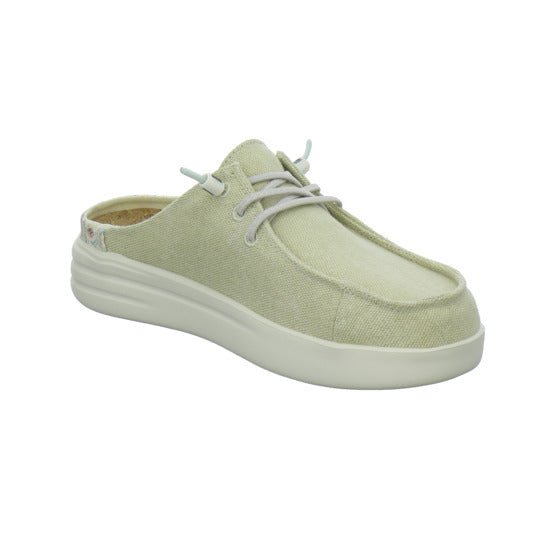 Fusion Pantoletten Beige