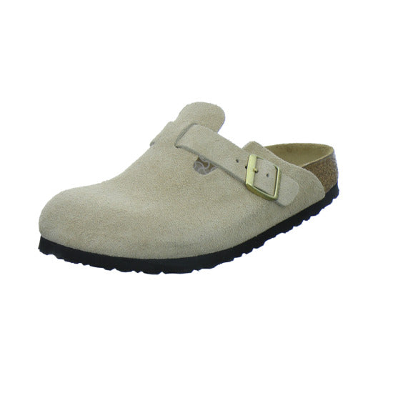 Birkenstock Pantoletten Damen Boston Beige