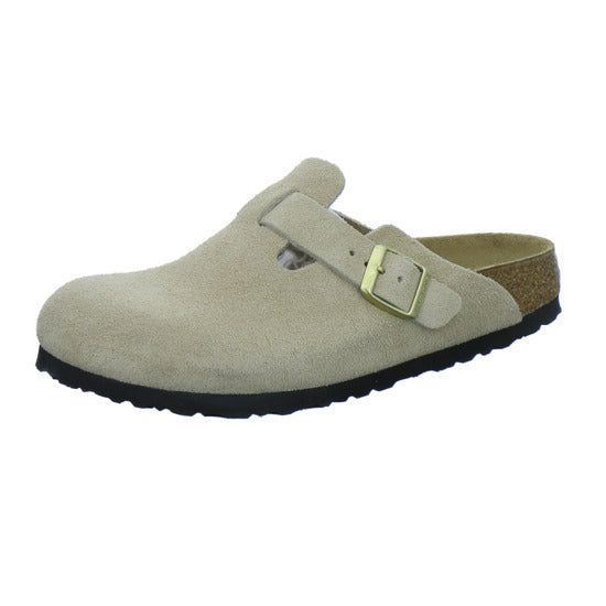 Birkenstock Pantoletten Damen Boston Beige