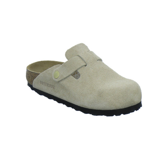 Birkenstock Pantoletten Damen Boston Beige