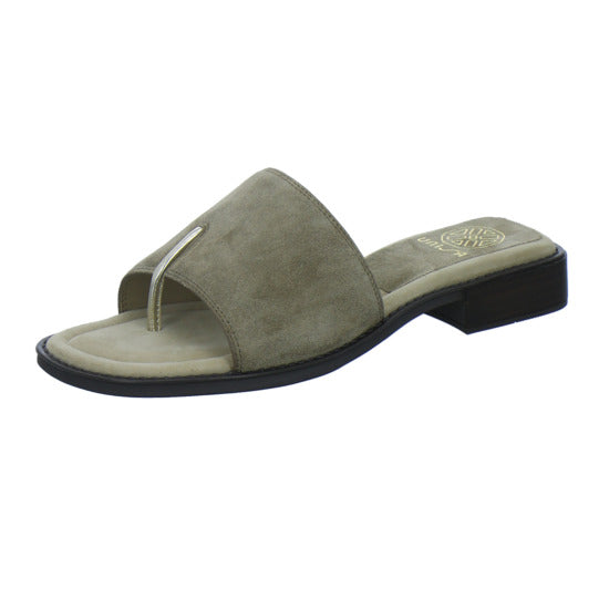 Unisa Pantoletten Damen taupe