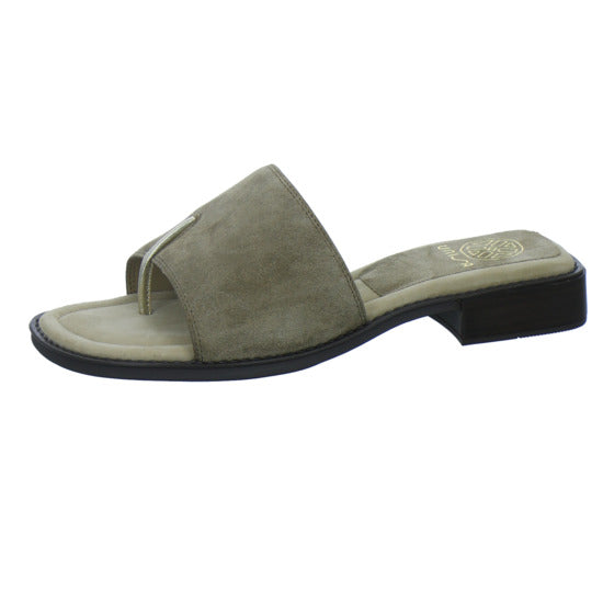 Unisa Pantoletten Damen taupe